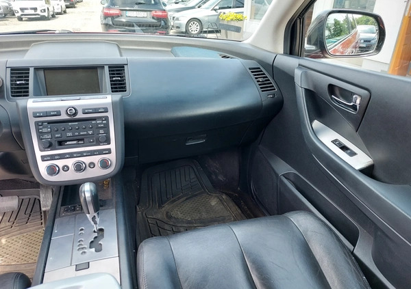 Nissan Murano cena 12500 przebieg: 281790, rok produkcji 2006 z Mieszkowice małe 254
